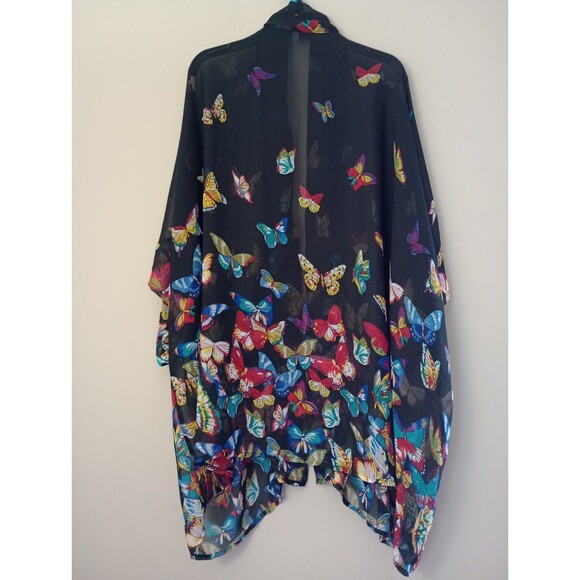 Butterfly Cardigan/Sheer Duster Size Small - Picture 2 of 9